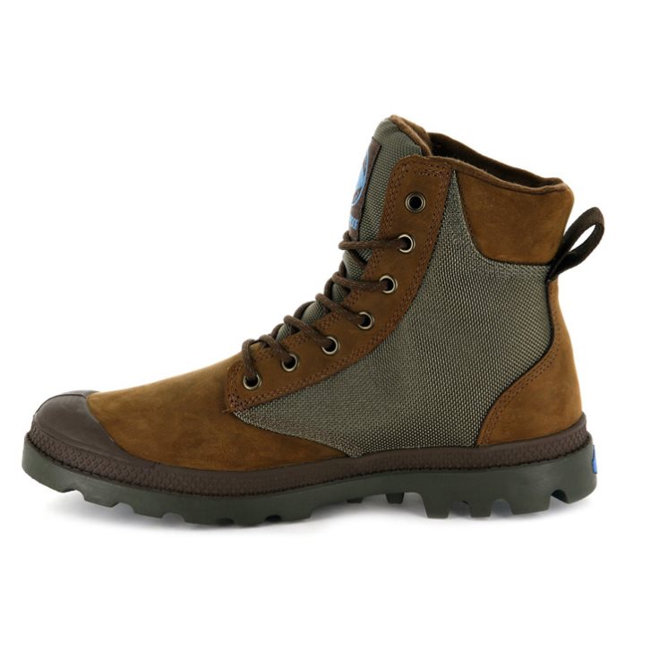 Bottes Palladium Pampa Sport Cuff WPN Femme Marron | FR BQY796G